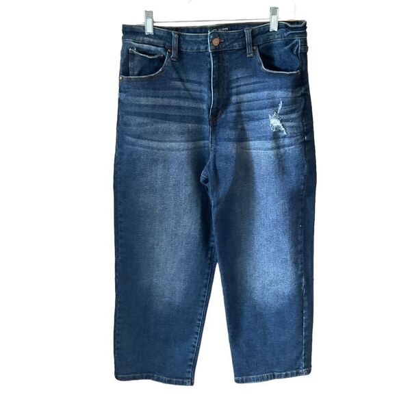 No Boundaries Juniors  Super High Rise Wide Leg Jeans Size 17 - Picture 1 of 13